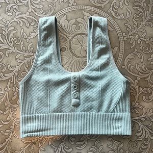 NWOT * Gymshark Sage Grey Bra Top Size Small